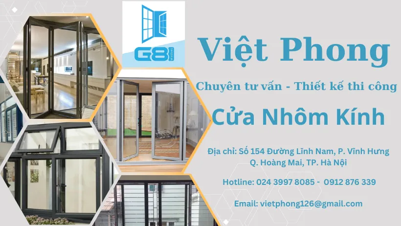 Việt Phong chuyên cung cấp lắp đặt cửa nhôm kính tại quận Đống Đa Hà Nội