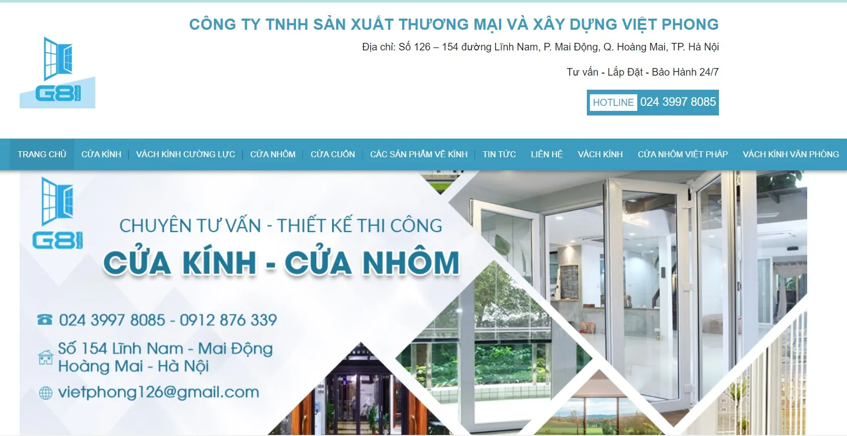 Công ty Việt Phong chuyên cung cấp cửa nhôm Xingfa tại quận Tây Hồ